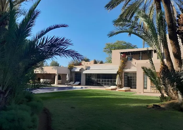 Villa Sahar Palmeraie Avec Piscine Chauffee !
